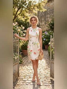 h&m champagne dress H&M hm champagne sleeveless sparkling wrinkled midi dress sz S NWT